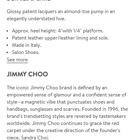 Jimmy Choo NWT Vikki kid leather black pumps - Picture 7 of 8